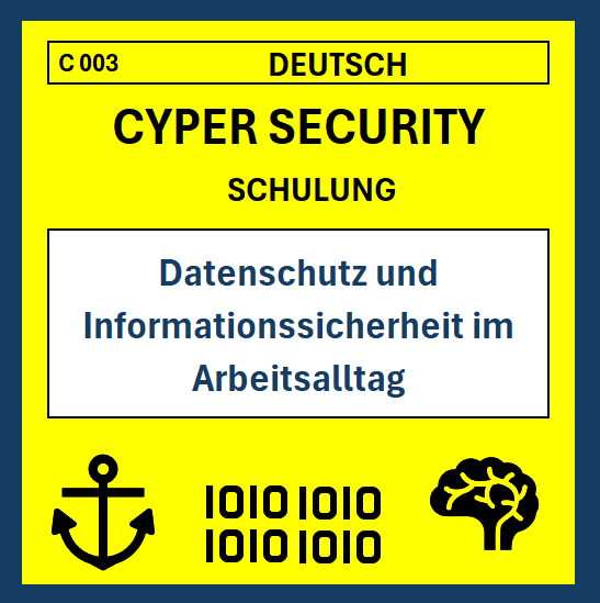 C 003 DE Datenschutz und Informationssicherheit im Arbeitsalltag